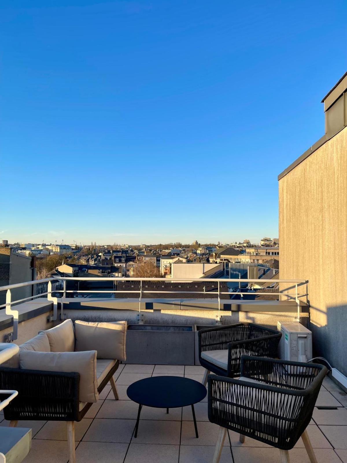 Lux Penthouse - Office, Terrace, Gym & Parking Apartamento Luxemburgo Exterior foto