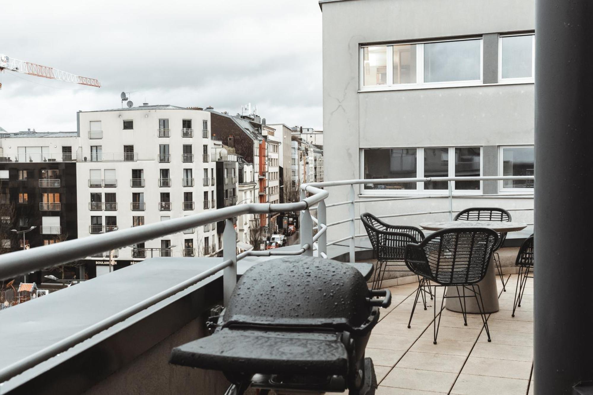 Lux Penthouse - Office, Terrace, Gym & Parking Apartamento Luxemburgo Exterior foto